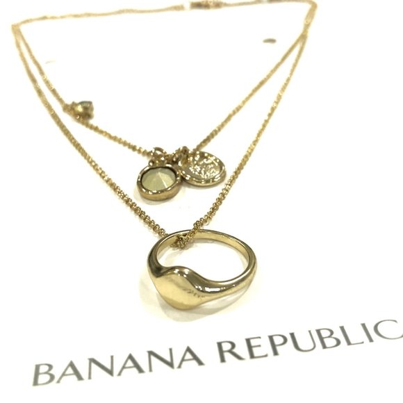 Banana Republic Jewelry Banana Republic Gold Tiered Ring